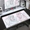 Kawaii Mädchen Anime PC Gaming Mauspads Rosa PC Büro Schreibtisch Zubehör Große Gamer Rutschfeste Tastatur Erweiterte Pads E-Sport Matte