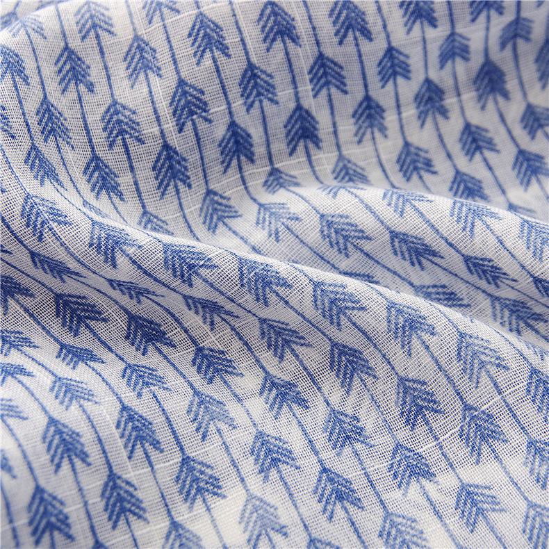 Four Seasons Women'S Sunshade Scarf Creative Feather Arrows Geometric Wood Beads Cotton Hemp Air Conditioning Sunscreen Beach Scarf Shawl