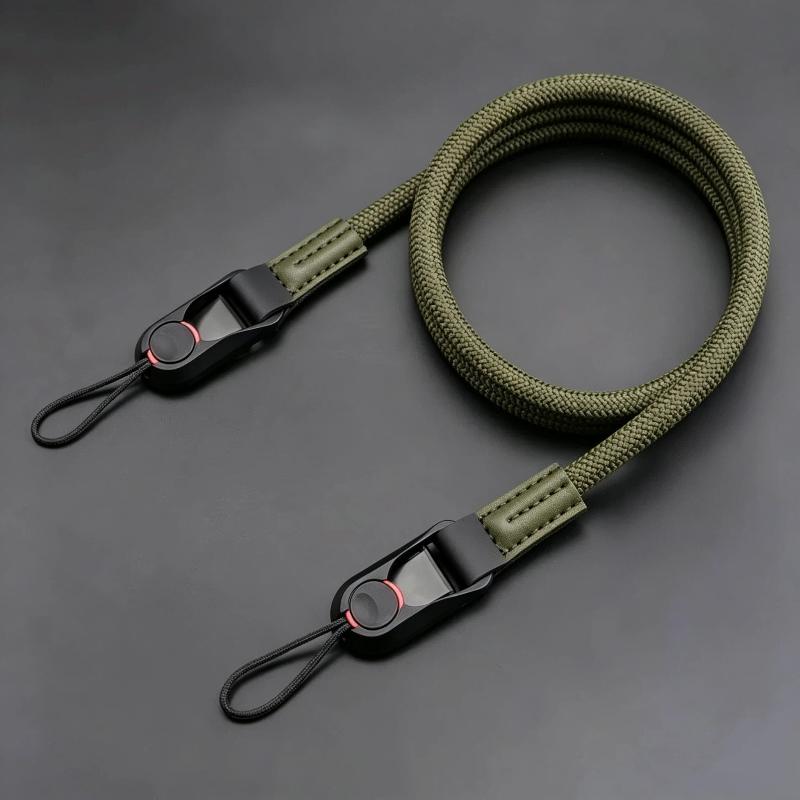 Quick Release Round Rope Camera Strap, Fast Detachable Shoulder & Neck Strap For Mirrorless Camera, Adjustable