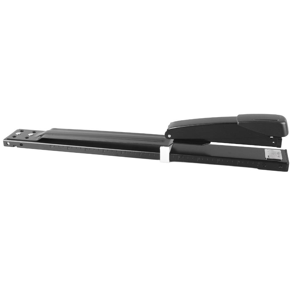 20 Sheets Adjustable Throat Long Arm Stapler Metal Body Booklet Stapler Document Binding