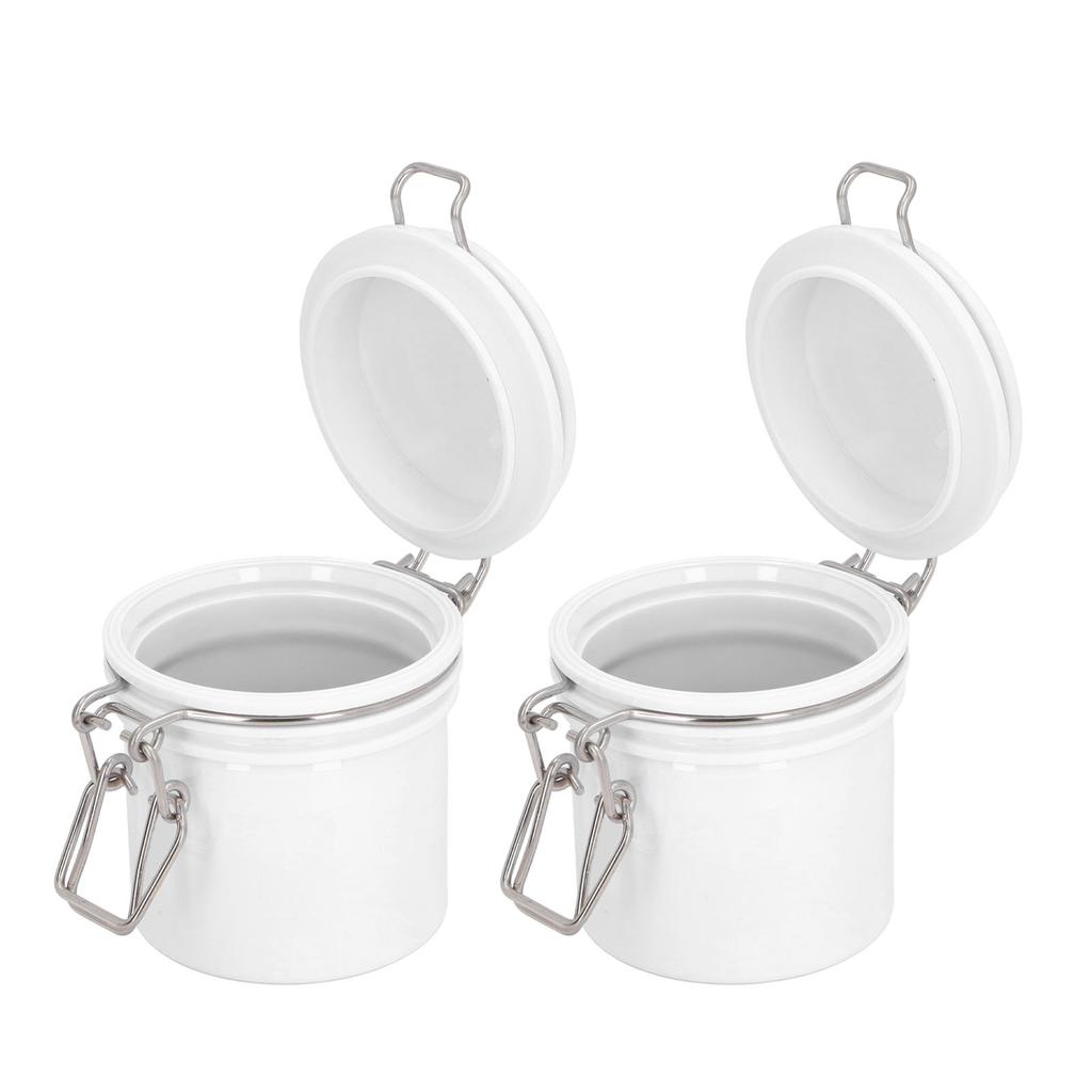 2pcs Eyelash Glue Storage Jar Sealing Buckle Large Capacity Glue Storage Container for Eyelash Extension 200ml