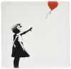 Liv Banksy Design Officieel Gelicentieerd in Japan Ballonmeisje Graffiti Straat Poster 15cm x 15cm Gemaakt in Japan Stijlvolle Interieurdecoratie Woonkamer