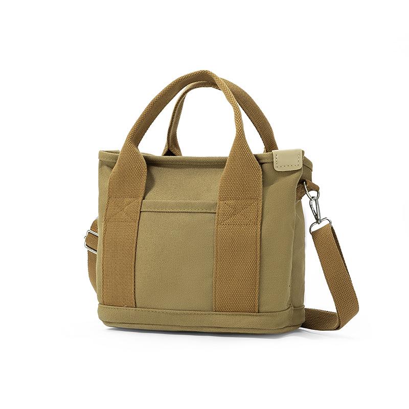 Japanese Korean Style High-End Canvas Tote Bag - 16 Oz Women's Handbag Lunch Bag