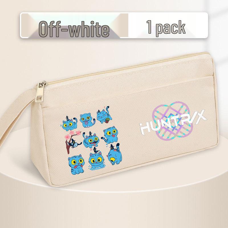 K-Pop Demon Hunter Girl Group Double-Layer Pencil Case for Girls - Mira Lumi Stationery Box