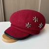 Hat Women's Autumn and Winter Wool Cap British Casual Felt Hat Versatile Fashion Foreign Style Beret Show Small Face