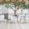 VidaXL 3-Piece Garden Dining Set Patio Dining Set Outdoor Dining Furniture Terrace Resin 3098029
