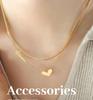 European Double Layer Heart Necklace for Women - Trendy Spicy Girl Clavicle Chain