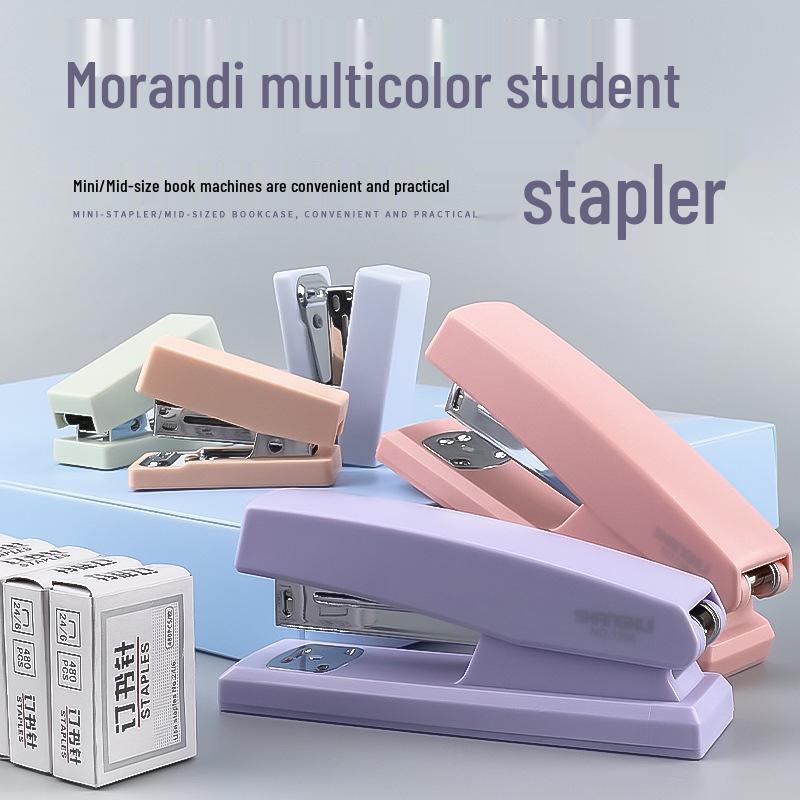 Large Multifunctional Stapler: Staples 25-50 Pages, Ideal for Office and Students, Perfect for Thick Books