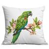 New Spring Flower and Bird Print Pillowcase Home Living Room Sofa Cushion Pillowcase