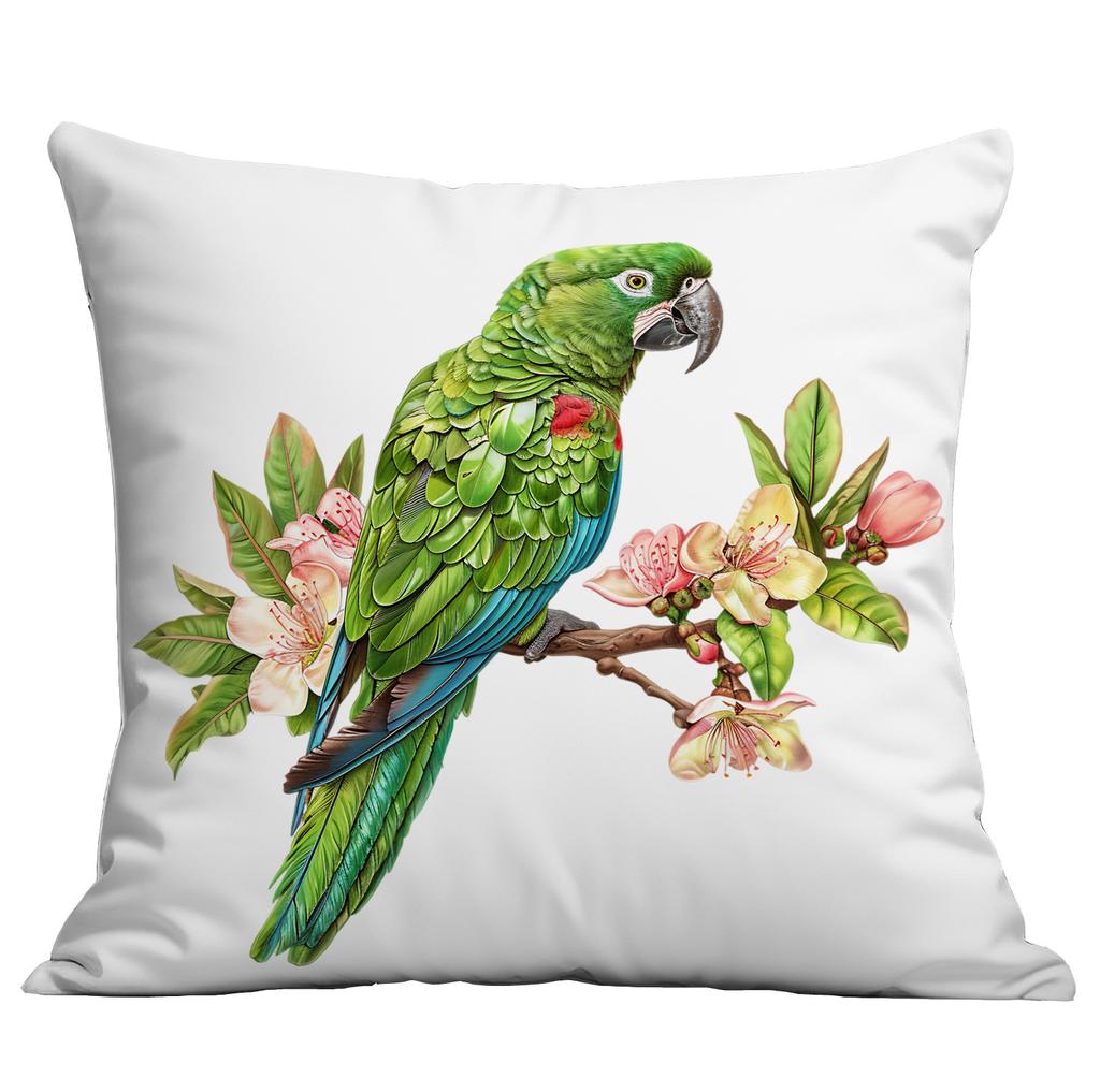 New Spring Flower and Bird Print Pillowcase Home Living Room Sofa Cushion Pillowcase