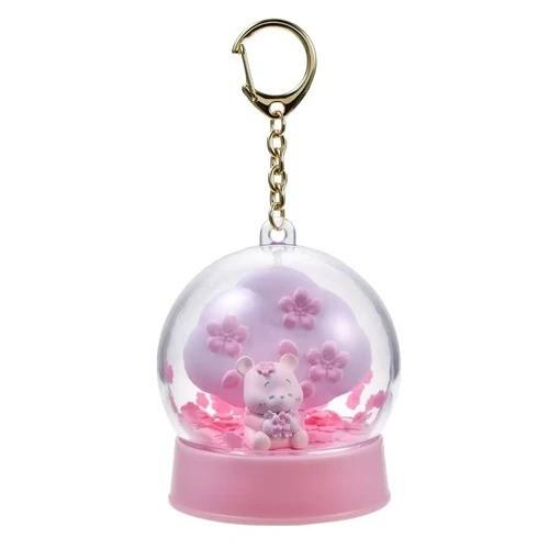 Disney store Japan Tokyo Pooh Piglet Sakura Diorama Keychain 2026