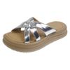 Platform Beach Slippers Women's Shoes 2025 New Summer Wear Exquisite High-end Cool Slippers with Skirt One-word Drag