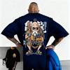 Dragon Ball Master Vintage Anime Print Grafik T-Shirt Herren Damen Locker Streetwear Kurzarm Tops Sommer T-Shirts Lässige Mode
