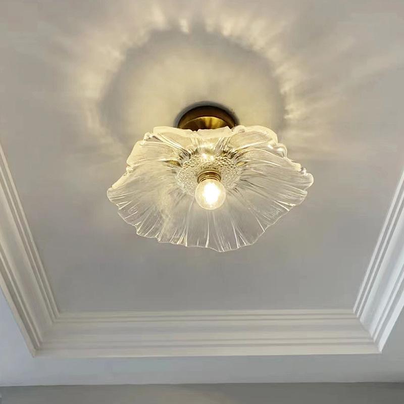 Vintage Ripples Glass Pendant Lamp Bedroom Dining Room Kitchen Retro Pendant Light Indoor Decor Hanging Light Ceiling Chandelier