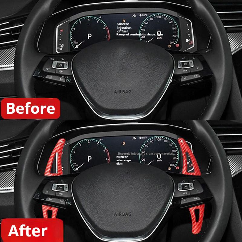 Automatisches Lenkrad Schaltwippen hinten Lenkrad Schaltwippenverlängerung für VW Golf 8 MK8 R GTI R Line ABS