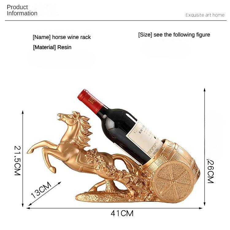 Grape Wine Rack Ornaments Living Room Luxury High-end Wine Cabinets Moved To New Homes with Decorative Gifts.