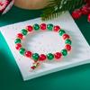 Christmas Themed Beaded Bracelets For Women With Santa And Snowflake Charms Summer