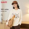 Baleno Women's BNL Meet Kitty Long-Sleeve Cotton T-Shirt