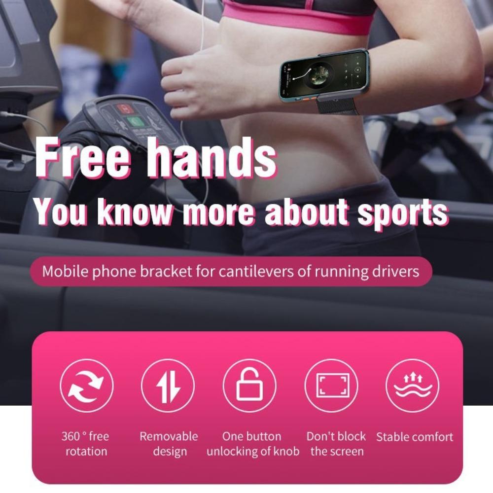 360 Rotatable Wristband Phone Holder Armband Comfortable Workout Wrist Phone Holder  Jogging
