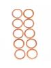 10/20pcs M10 Motorcycle Hose Washers Accessories Tools Motorcycle Braided Clutch Brake Hose Banjo Seal Copper Crush Washer