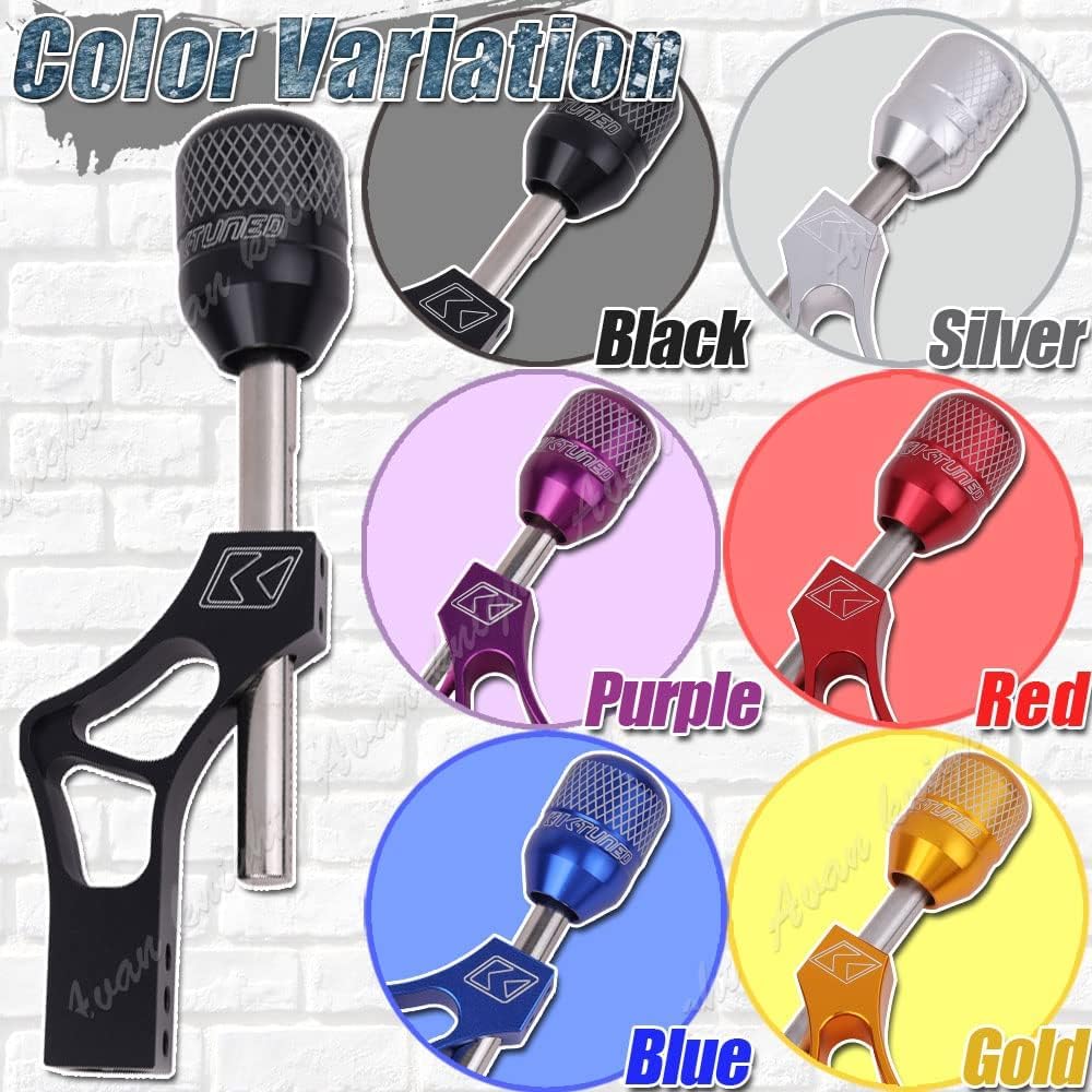 Aluminum Shift Shift Gear for Kei Manual Transmission Long Adjustable Universal Avan Knight KRB262 Lever, Knob, Lever, Trucks, Cars, (MT), Adapter,