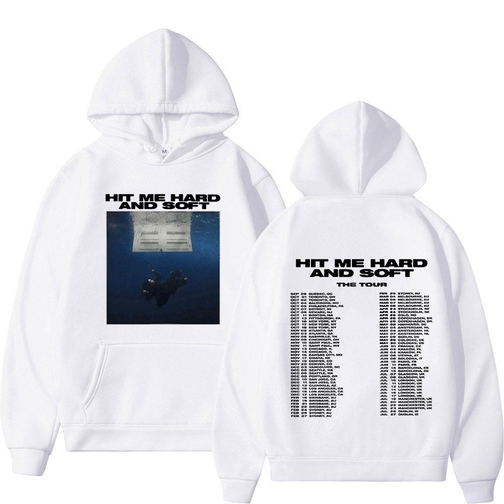 Hit Me Hard and Soft Tour 2024 Mikiny Pánské Dámské Módní Hip Hop S Kapucí Ležérní Volné S Dlouhým Rukávem Pulovr Streetwear