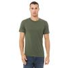 Canvas Mens Triblend Crew Neck Plain Short Sleeve T-Shirt