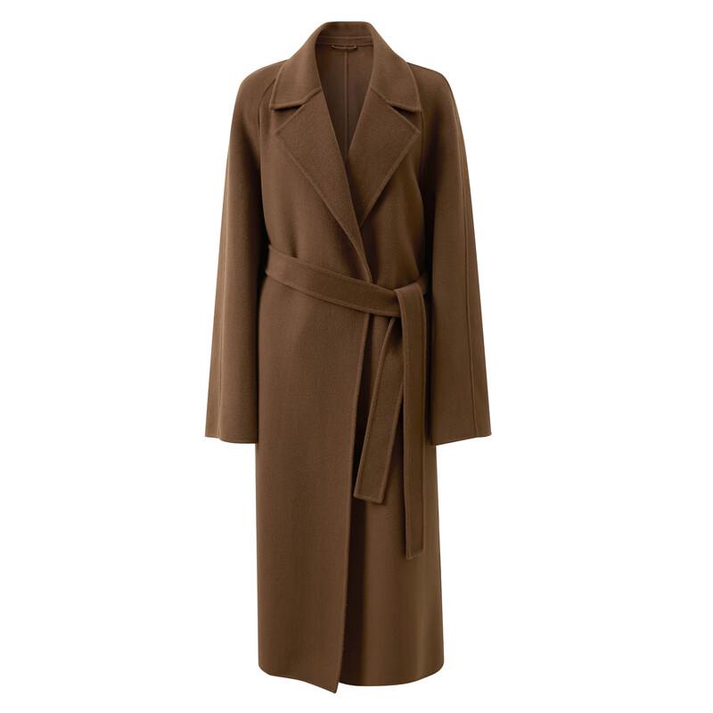 Sancai 100% Lambswool Double-faced Wool Coat