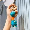 Creative Dark Mini Expandable Dinosaur Pendant Hanging Decoration Car Keychain