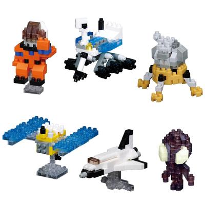 Kawada Nano Block Mini Nano Space Collection Vol.2 (BOX) NBMC67S 1BOX  6 Pieces, 6 Types In Total