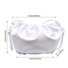 Women's Fashion Cloud Shape Evening Bag Niche Design Solid Color Leather Shoulder Messenger Bag