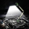 Portable LED Work Light Rechargeable Inspection Lamp Handheld Magnetic Base Adjustable Brightness for Auto Repair Maintenance and Emergency Use