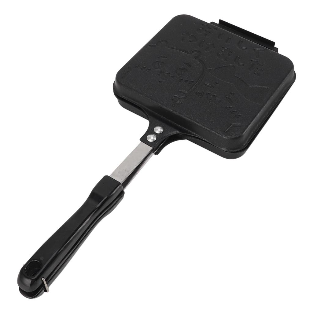 Hot Sandwich Maker Flip Grill Pan Double Sided Anti Stick Aluminium Alloy Panini Maker Pan for Gas Induction Stove