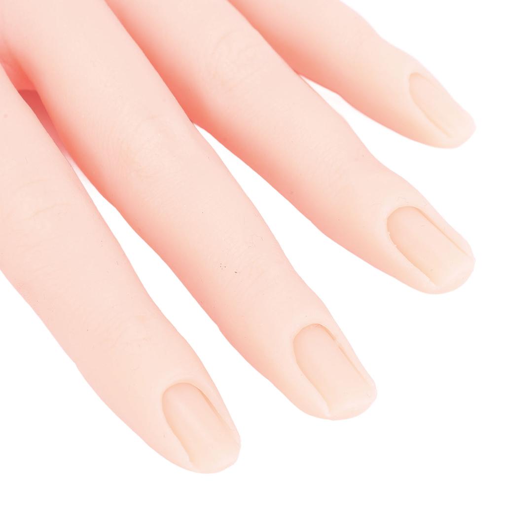 Übungshand für Nägel Silikon Weibliche Schaufensterpuppe Lebensgroßes Modell Linke Hand für Anfänger Salonkünstler