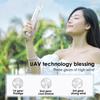 Mini Fan 3 IN 1 Rechargeable Hand Fan Foldable Small Fan with Power Bank Function 2000mAh Cooling Fan