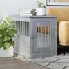 vidaXL Dog Crate Furniture Concrete Gray 55x75x65 cm