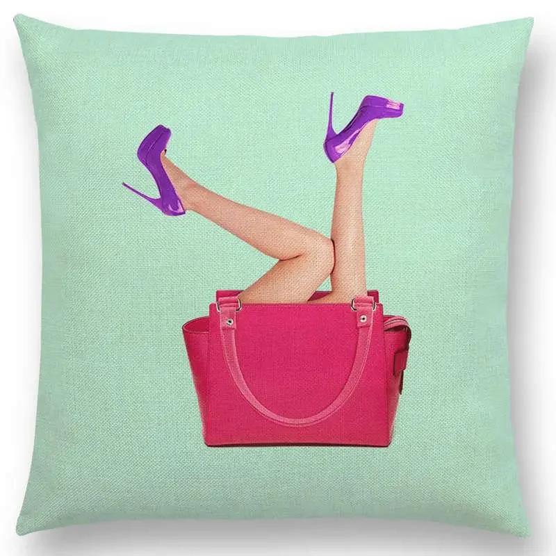Colorful Fantasy Sexy Color Throw Pillow Cover With Short Plush Print Living Room Sofa Decoration Cushion Cover Pillow Covers