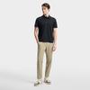 FILA F.C. Classic Minimalist Basic Casual Light Business Versatile Comfortable Knitted Short Sleeve Polo Shirt Men tops Deep-Black F11M621103FBK