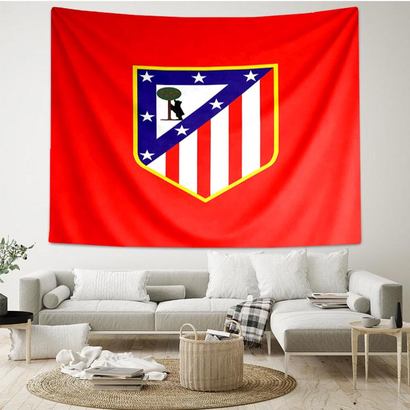 football club Print Tapestry - Portable Wall Decor Cloth, for Home, Dorm, Travel, Bedroom, Living Room - Ideal Birthday Housewarming Gift
