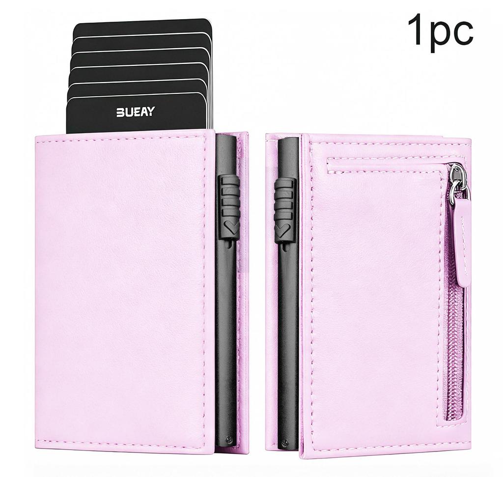 Çoklu Kart ve Kimlik Yuvalı Erkek RFID Hırsızlık Önleyici Pop-Up Cüzdan