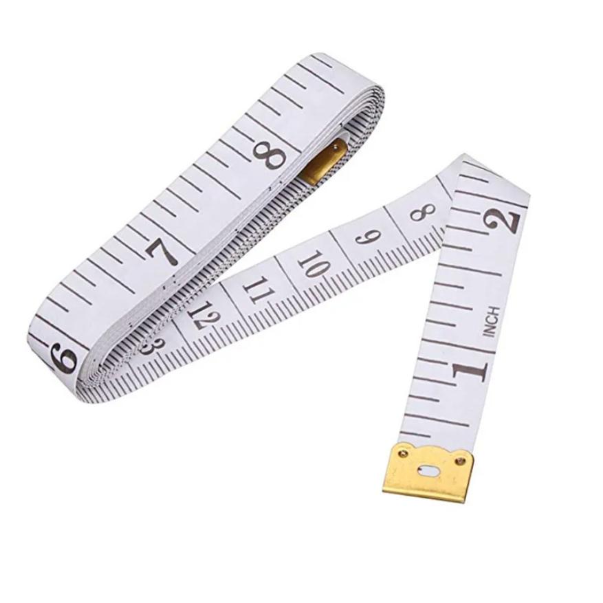 150cm/60" Body Measuring Ruler Sewing Tailor Tape Measure Centimeter Meter Sewing Measuring Tape Soft Random Color