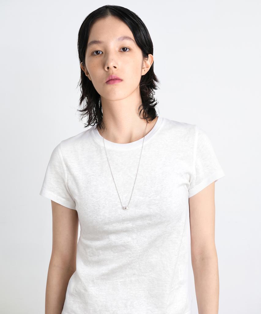 LABELARCHIVE W Ryo Washed T-Shirt White