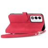For Samsung Galaxy S26 Wallet Case Butterfly Floral Imprint PU Leather Phone Cover with Wrist Strap