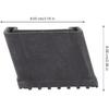 4pcs Ladder Foot Cover Ladder Mat Cover for Ladder Retractable Stairs Pads Ladder Leg Protective Cover Ladder Feet Rubber Pad Ladder Leg Protector