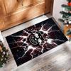 RB Leipzig Football Print Crystal Velvet Rug, Comfortable Water Absorbent Non Slip Indoor Floor Carpet