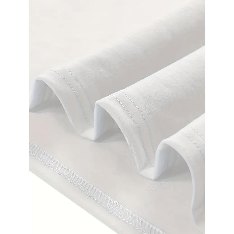 Avrupa Beden Karikatür İnek Baskılı Tişört, İlkbahar ve Yaz İçin Günlük Bisiklet Yaka Kısa Kollu Üst, Kadın Giyim