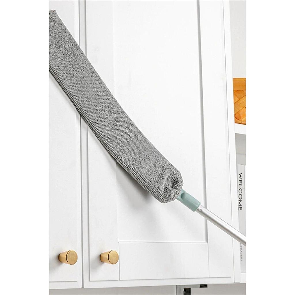 Mikrofaser Kopf vertiefte Oberfläche untere Ecke Regal Reinigung Mopp Staubbürste Tuch