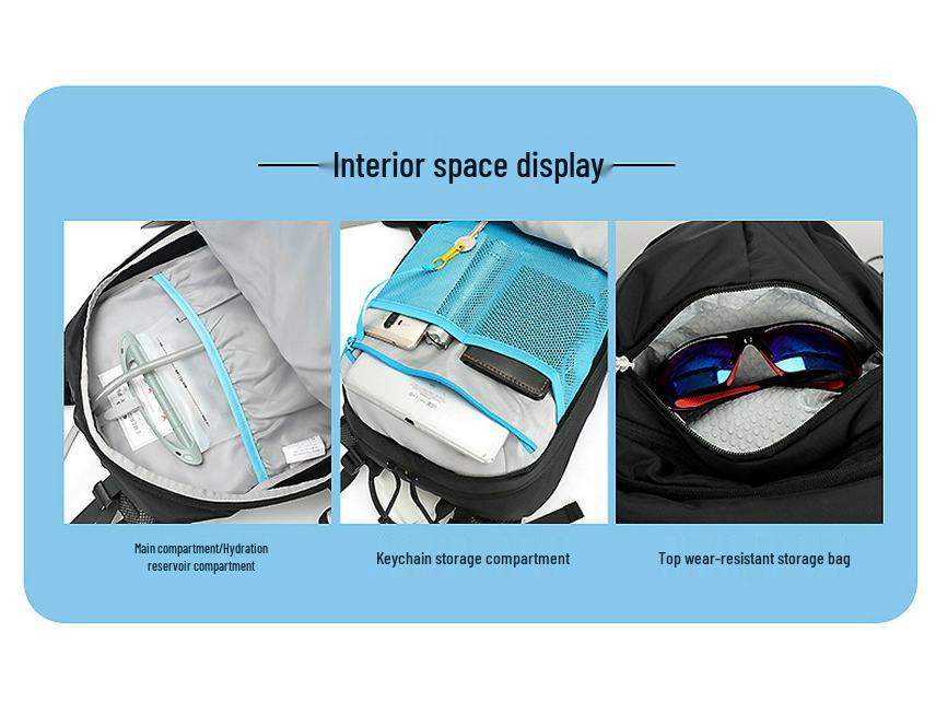 INOXTO Eagle 30L Outdoor Backpack – Large Capacity Hiking, Mountaineering & Camping Bag with Hydration Features