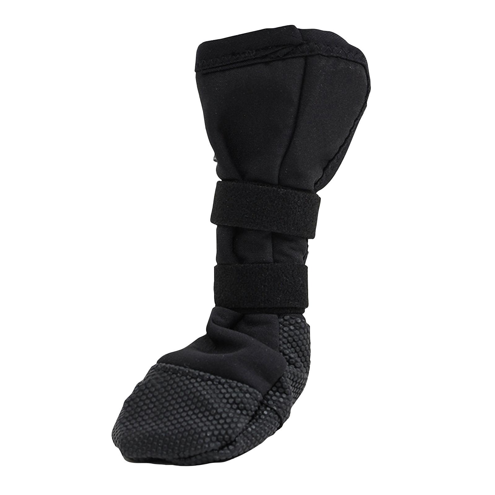 

Dog Recovery Boot For Injured Feet - Breathable Dog Shoes With Non- Sole & Self-Adhesive Strap S чёрный