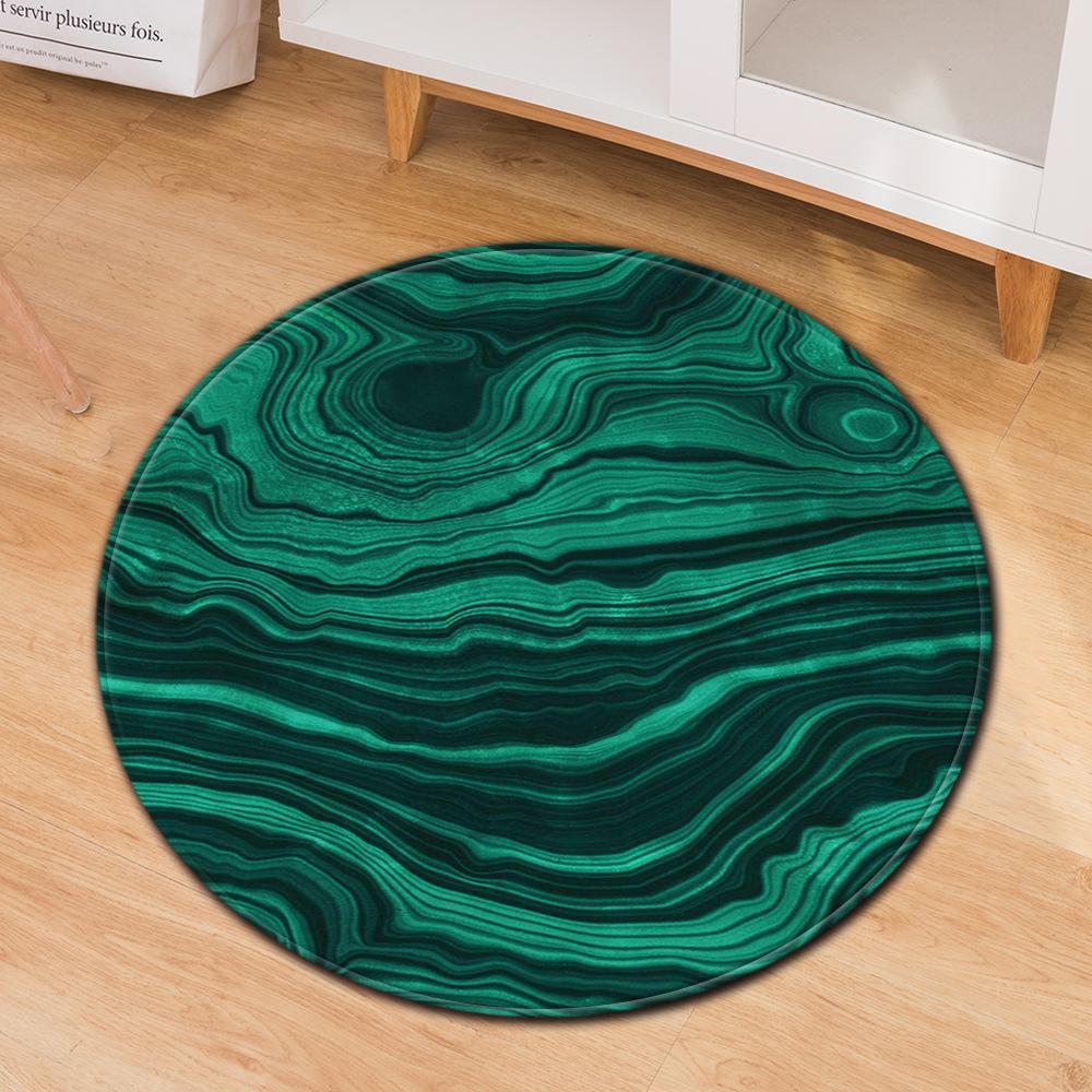 Grünes Blatt Pflanze Wohnzimmer Bereichsteppich Kaktus Druck Rund Schlafzimmer Teppich Stuhlmatte Kinder Spielteppich Memory Schaum Badematte Fußmatte